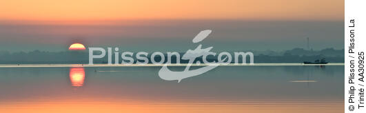 Petit matin dans le Golfe du Morbihan - © Philip Plisson / Plisson La Trinité / AA30925 - Nos reportages photos - Astre