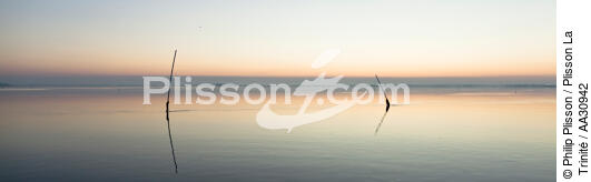 Petit matin dans le Golfe du Morbihan - © Philip Plisson / Plisson La Trinité / AA30942 - Nos reportages photos - Aube