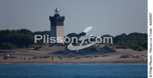 Espiguette lighthouse in Le Grau du Roi - © Philip Plisson / Plisson La Trinité / AA30997 - Photo Galleries - Lighthouse (30)