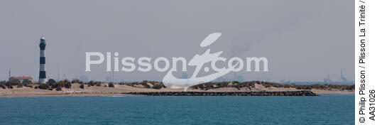 Le phare de Faraman en Camargue - © Philip Plisson / Plisson La Trinité / AA31026 - Nos reportages photos - De Sète à Martigues