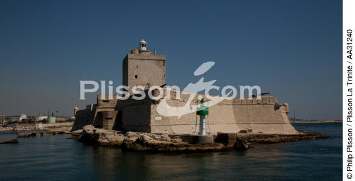 Fort de Bouc in Martigues - © Philip Plisson / Plisson La Trinité / AA31240 - Photo Galleries - French Lighthouses