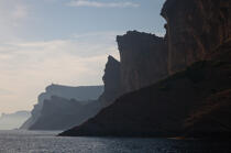 Les falaises du Cap de l'Aigle à La Ciotat © Philip Plisson / Plisson La Trinité / AA31303 - Nos reportages photos - De Marseille à Hyères