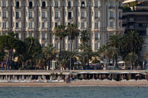 L'hotel Carlton à Cannes © Philip Plisson / Plisson La Trinité / AA32117 - Nos reportages photos - Ville [06]