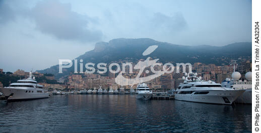 Monaco - © Philip Plisson / Plisson La Trinité / AA32304 - Nos reportages photos - De La Napoule à Menton