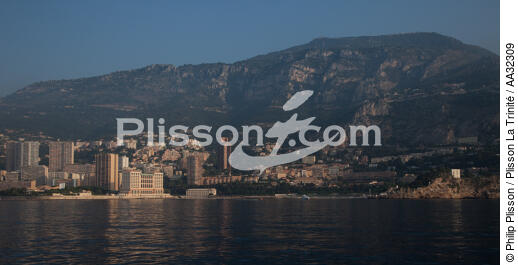 Monaco - © Philip Plisson / Plisson La Trinité / AA32309 - Photo Galleries - From La Napoule to Menton
