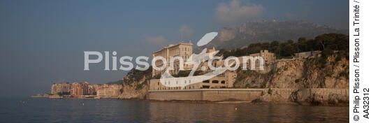Le musée océanographique Monaco - © Philip Plisson / Plisson La Trinité / AA32312 - Nos reportages photos - De La Napoule à Menton