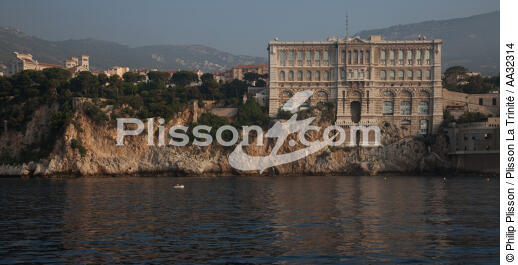 Le musée océanographique Monaco - © Philip Plisson / Plisson La Trinité / AA32314 - Nos reportages photos - De La Napoule à Menton