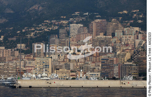 Monaco - © Philip Plisson / Plisson La Trinité / AA32323 - Photo Galleries - From La Napoule to Menton