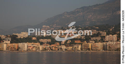 Roquebrune-Cap-Martin - © Philip Plisson / Plisson La Trinité / AA32328 - Nos reportages photos - Ville [06]