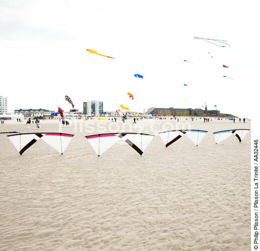 International Meetings of kites in Berck sur Mer [AT] - © Philip Plisson / Plisson La Trinité / AA32446 - Photo Galleries - Sport and Leisure