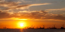 In the Gulf of Fos © Philip Plisson / Plisson La Trinité / AA32476 - Photo Galleries - Sunset