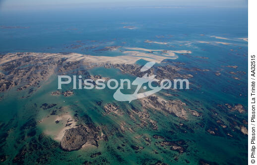 Les Minquiers - © Philip Plisson / Plisson La Trinité / AA32515 - Nos reportages photos - Grande marée