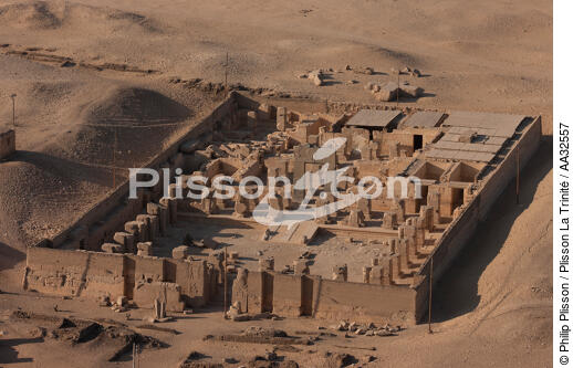 Le Temple de Ramses II a Abydos en Egypte - © Philip Plisson / Plisson La Trinité / AA32557 - Nos reportages photos - Monument historique