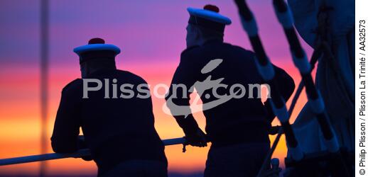 L'Ecole des Mousse à bord du Belem - © Philip Plisson / Plisson La Trinité / AA32573 - Nos reportages photos - Grand voilier