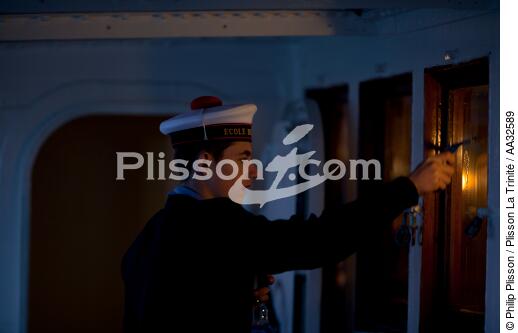 L'Ecole des Mousse à bord du Belem - © Philip Plisson / Plisson La Trinité / AA32589 - Nos reportages photos - Marine nationale