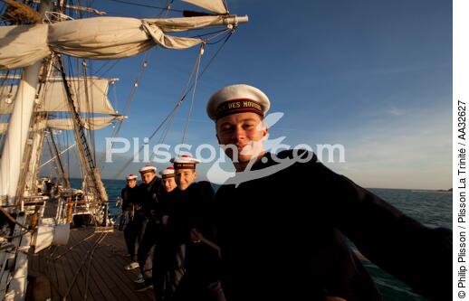 L'Ecole des Mousse à bord du Belem - © Philip Plisson / Plisson La Trinité / AA32627 - Nos reportages photos - Grand voilier
