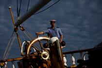 L'Ecole des Mousse à bord du Belem © Philip Plisson / Plisson La Trinité / AA32630 - Nos reportages photos - Les Grands voiliers
