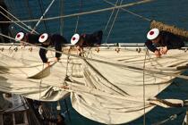L'Ecole des Mousse à bord du Belem © Philip Plisson / Plisson La Trinité / AA32660 - Nos reportages photos - Marine nationale