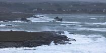La tempête Joachim sur les côtes bretonnes. © Philip Plisson / Plisson La Trinité / AA32849 - Nos reportages photos - Mer agitée