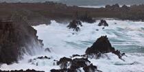 La tempête Joachim sur les côtes bretonnes. © Philip Plisson / Plisson La Trinité / AA32850 - Nos reportages photos - Ile [29]