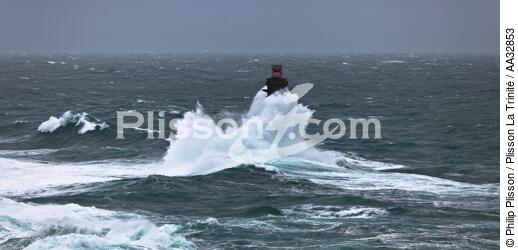 La tempête Joachim sur les côtes bretonnes. - © Philip Plisson / Plisson La Trinité / AA32853 - Nos reportages photos - Les tempêtes hivernales sur les côtes bretonnes