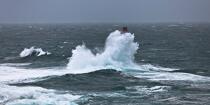 La tempête Joachim sur les côtes bretonnes. © Philip Plisson / Plisson La Trinité / AA32854 - Nos reportages photos - Tempêtes