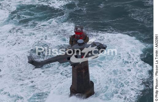 La tempête Joachim sur les côtes bretonnes. - © Philip Plisson / Plisson La Trinité / AA32861 - Nos reportages photos - Nividic