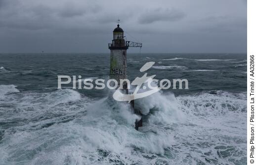 La tempête Joachim sur les côtes bretonnes. - © Philip Plisson / Plisson La Trinité / AA32866 - Nos reportages photos - Temps