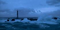 La tempête Joachim sur les côtes bretonnes. © Philip Plisson / Plisson La Trinité / AA32875 - Nos reportages photos - Tempête