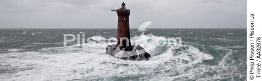 La tempête Joachim sur les côtes bretonnes. - © Philip Plisson / Pêcheur d’Images / AA32876 - Nos reportages photos - Les tempêtes hivernales sur les côtes bretonnes