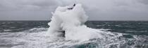 La tempête Joachim sur les côtes bretonnes. © Philip Plisson / Pêcheur d’Images / AA32880 - Nos reportages photos - La tempête Joachim sur les côtes bretonnes
