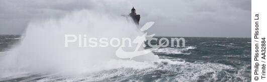 The storm Joachim on the Brittany coast. [AT] - © Philip Plisson / Plisson La Trinité / AA32884 - Photo Galleries - Four [The]