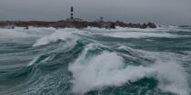 La tempête Joachim sur les côtes bretonnes. © Philip Plisson / Pêcheur d’Images / AA32889 - Nos reportages photos - Les tempêtes hivernales sur les côtes bretonnes