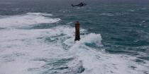 La tempête Joachim sur les côtes bretonnes. © Philip Plisson / Pêcheur d’Images / AA32890 - Nos reportages photos - La tempête Joachim sur les côtes bretonnes