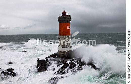 La tempête Joachim sur les côtes bretonnes. - © Philip Plisson / Plisson La Trinité / AA32891 - Nos reportages photos - Temps