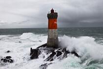 The storm Joachim on the Brittany coast. [AT] © Philip Plisson / Plisson La Trinité / AA32891 - Photo Galleries - French Lighthouses