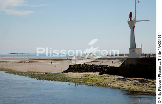 Le Pouliguen - © Philip Plisson / Plisson La Trinité / AA33166 - Nos reportages photos - Marée basse
