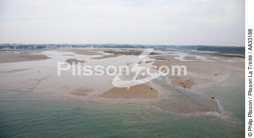 Grande marée au Men Du - © Philip Plisson / Plisson La Trinité / AA33188 - Nos reportages photos - Marée