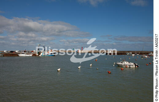 Port en Bessin - © Philip Plisson / Plisson La Trinité / AA33217 - Photo Galleries - Big tides