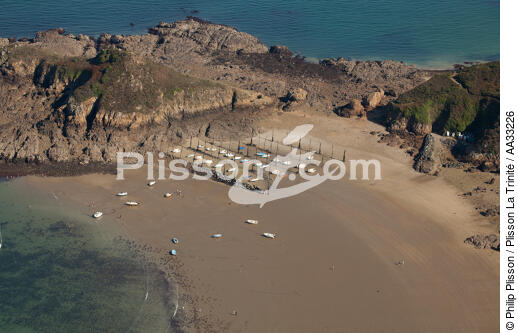 Port Moguer - © Philip Plisson / Plisson La Trinité / AA33226 - Nos reportages photos - Grande marée