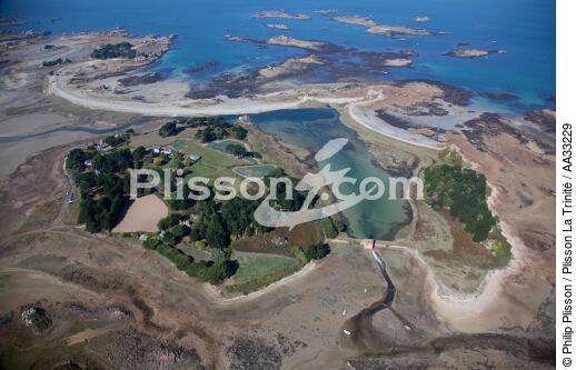 Ile Saint-Gildas - © Philip Plisson / Plisson La Trinité / AA33229 - Nos reportages photos - Ile [22]