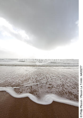 Low tide - © Philip Plisson / Plisson La Trinité / AA33277 - Photo Galleries - Beach