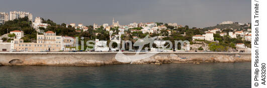 Marseille - © Philip Plisson / Plisson La Trinité / AA33280 - Nos reportages photos - Panoramique horizontal