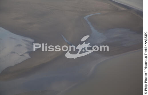 Mont-Saint-Michel bay - © Philip Plisson / Plisson La Trinité / AA33390 - Photo Galleries - Big tides