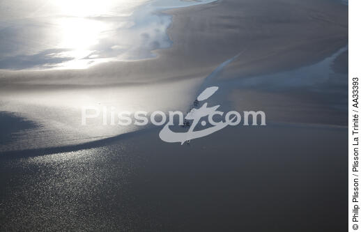Mont-Saint-Michel bay - © Philip Plisson / Plisson La Trinité / AA33393 - Photo Galleries - Big tides