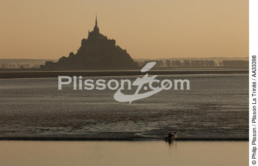 Mascaret Baie du Mont-Saint-Michel - © Philip Plisson / Plisson La Trinité / AA33398 - Nos reportages photos - Kayac