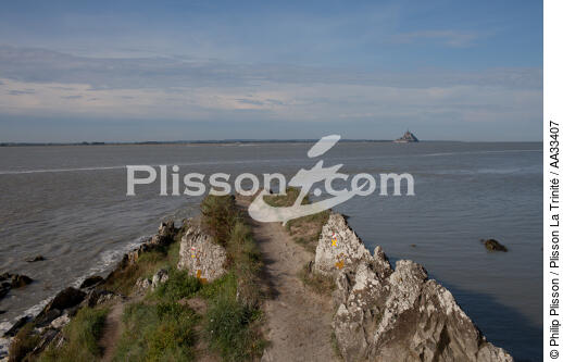 Mont-Saint-Michel bay - © Philip Plisson / Plisson La Trinité / AA33407 - Photo Galleries - Big tides