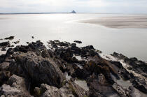 Mont-Saint-Michel bay © Philip Plisson / Plisson La Trinité / AA33411 - Photo Galleries - Big tides