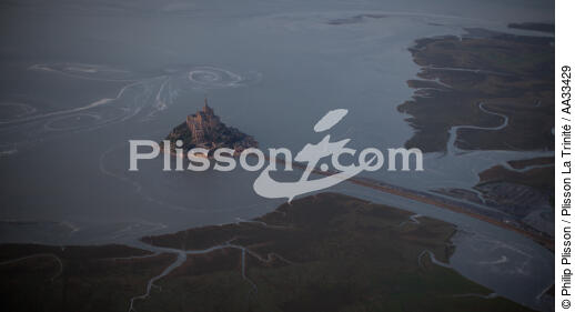 Mont-Saint-Michel - © Philip Plisson / Plisson La Trinité / AA33429 - Photo Galleries - Tide