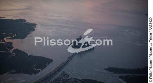 Mont-Saint-Michel - © Philip Plisson / Plisson La Trinité / AA33430 - Photo Galleries - Big tides